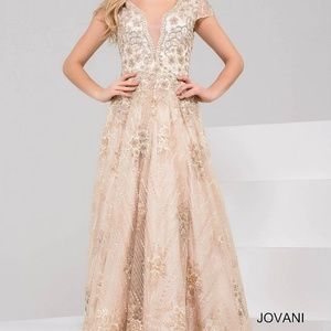 Gold Jovani Prom Dress